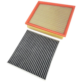 WHEELZEN front packaging showing both engine and cabin filters and fitment benefit