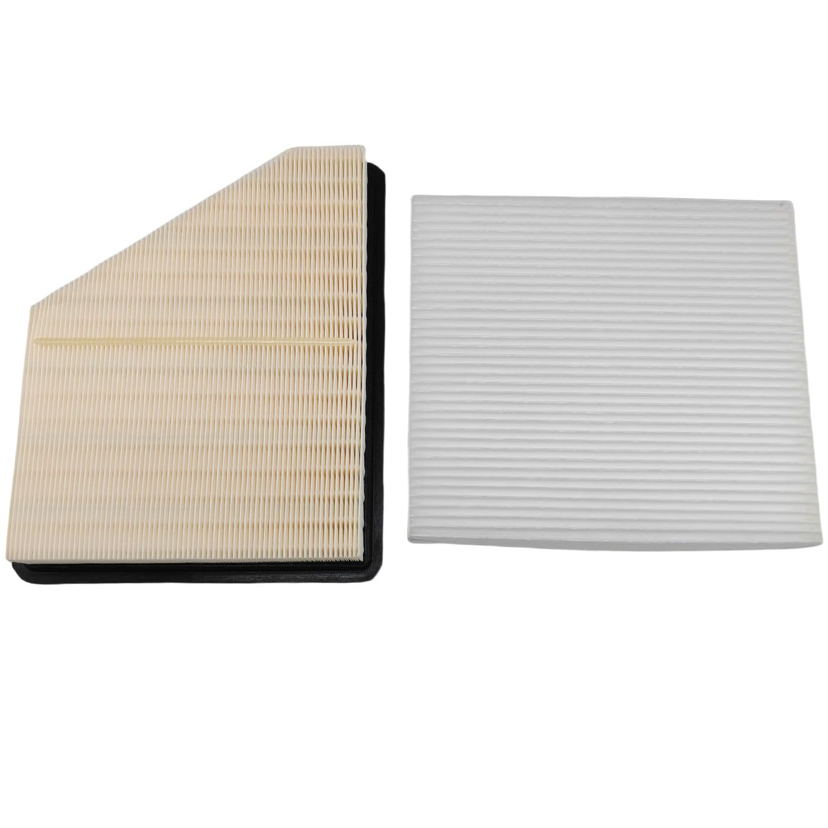 WHEELZEN engine filter front view showing pleated media and benefit of clean airflow