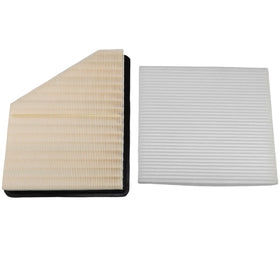 WHEELZEN engine filter front view showing pleated media and benefit of clean airflow