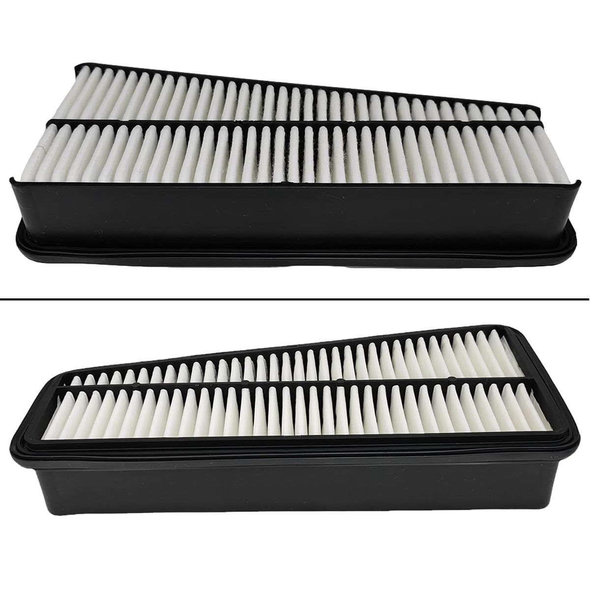 WHEELZEN engine filter pleats detail highlighting increased surface area benefit