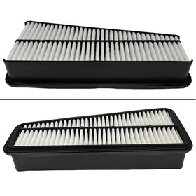 WHEELZEN engine filter pleats detail highlighting increased surface area benefit
