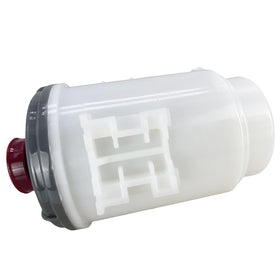 WHEELZEN reservoir installed in engine bay demonstrating precise fitment