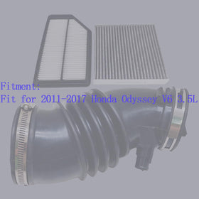 WHEELZEN intake hose next to ruler illustrating accurate size and fit