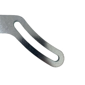 WHEELZEN bracket beside coin showing compact size for easy handling