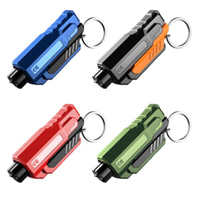 WHFLLIFE front view of four-pack keychain tools showing colors and compactness