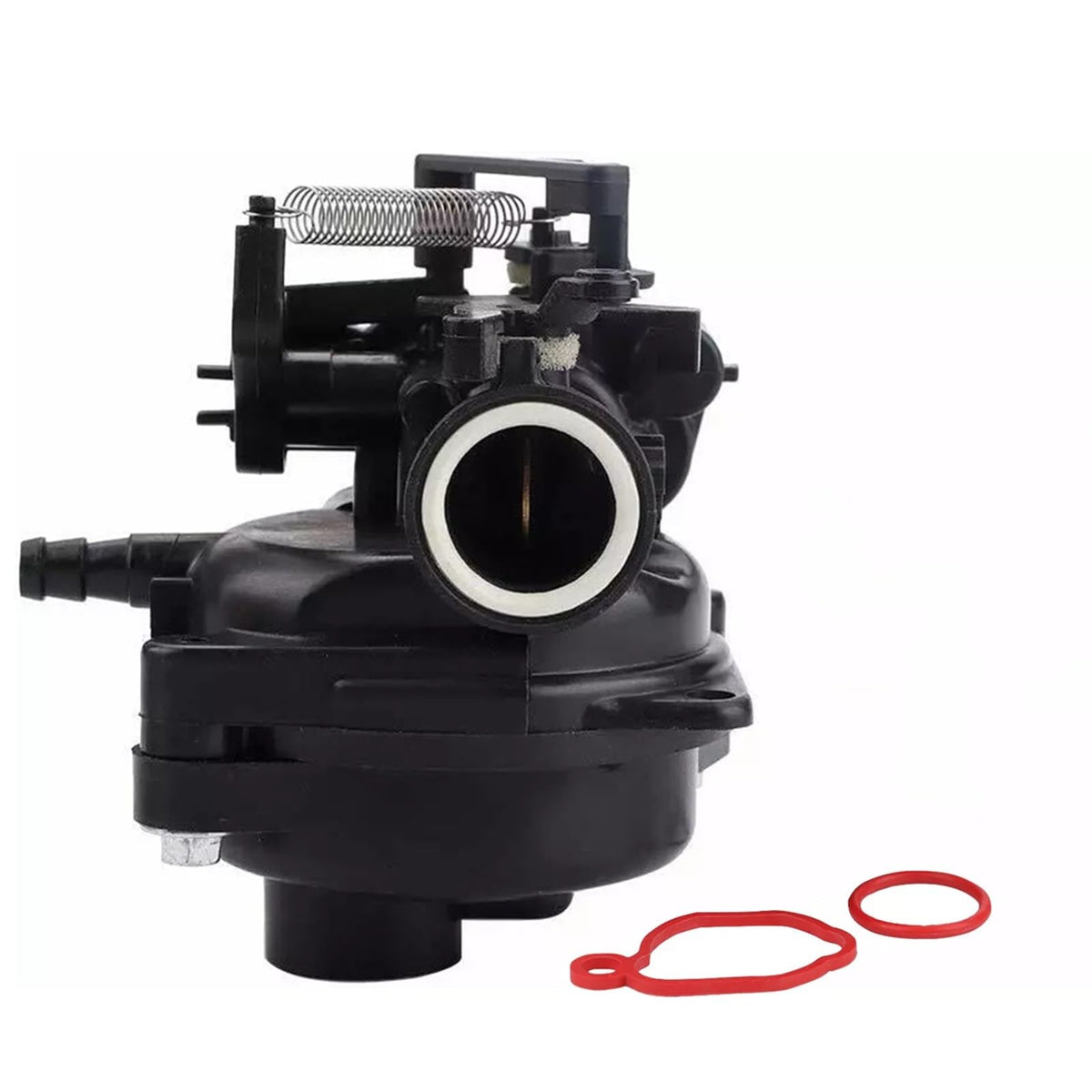 WHFZN carburetor throttle and choke closeup for easier adjustment