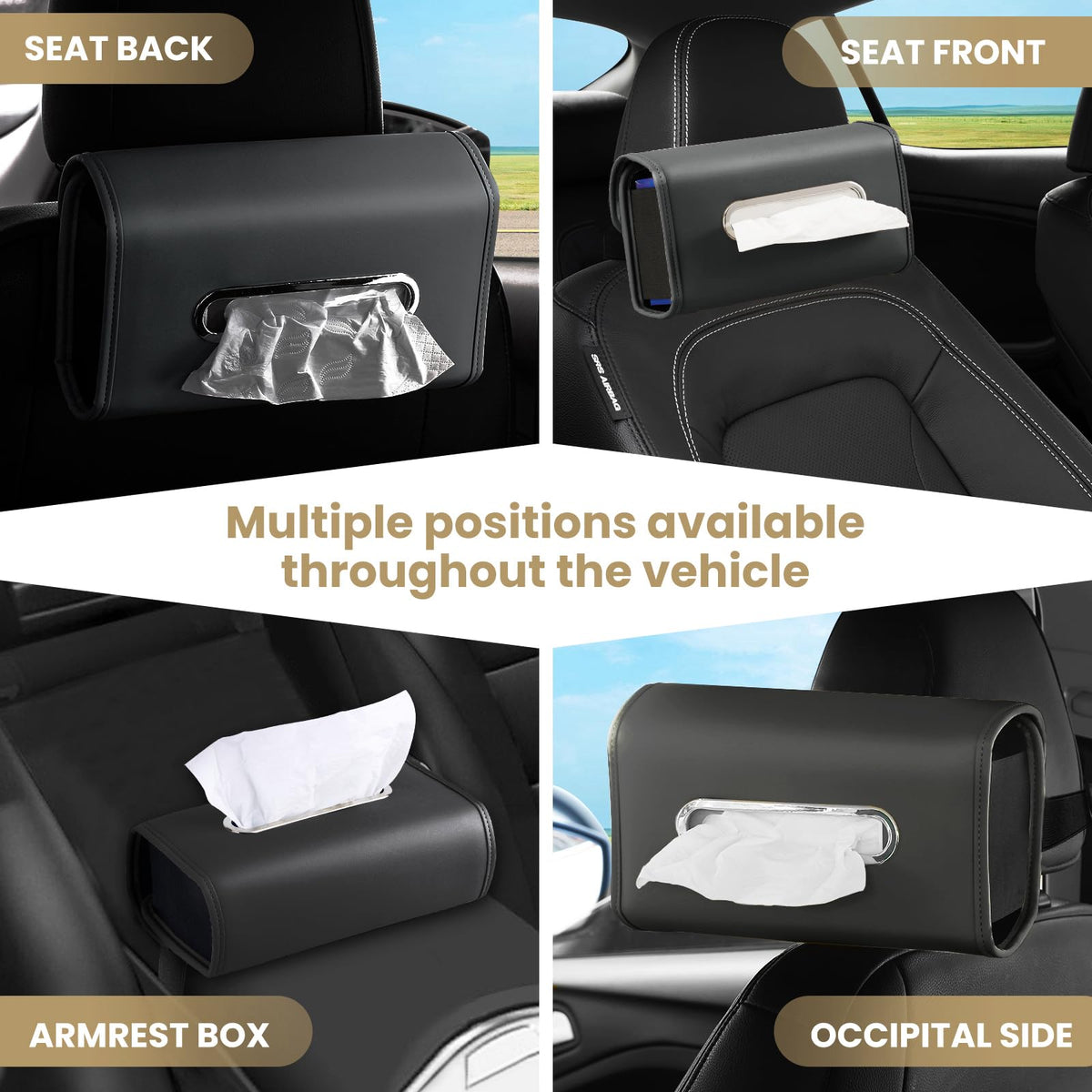 WHHMK holder next to standard tissue box showing large-capacity fit