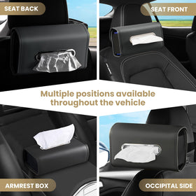 WHHMK holder next to standard tissue box showing large-capacity fit
