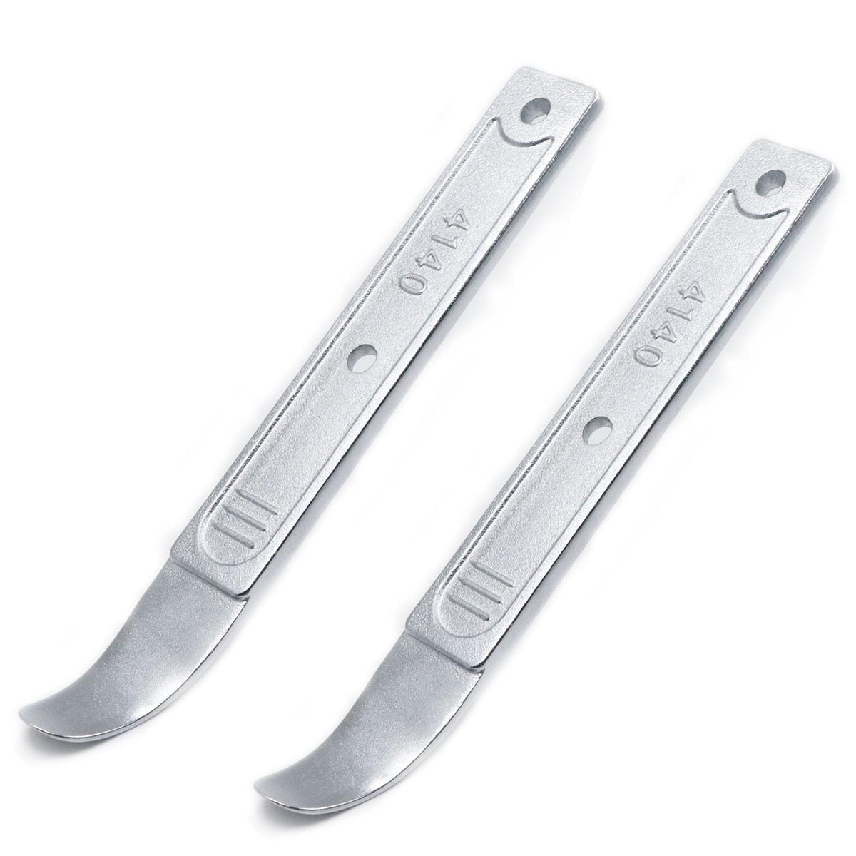 WHLLING front view of two pry bars showing compact durable design and versatility