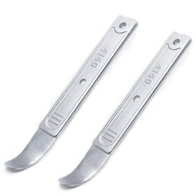 WHLLING front view of two pry bars showing compact durable design and versatility