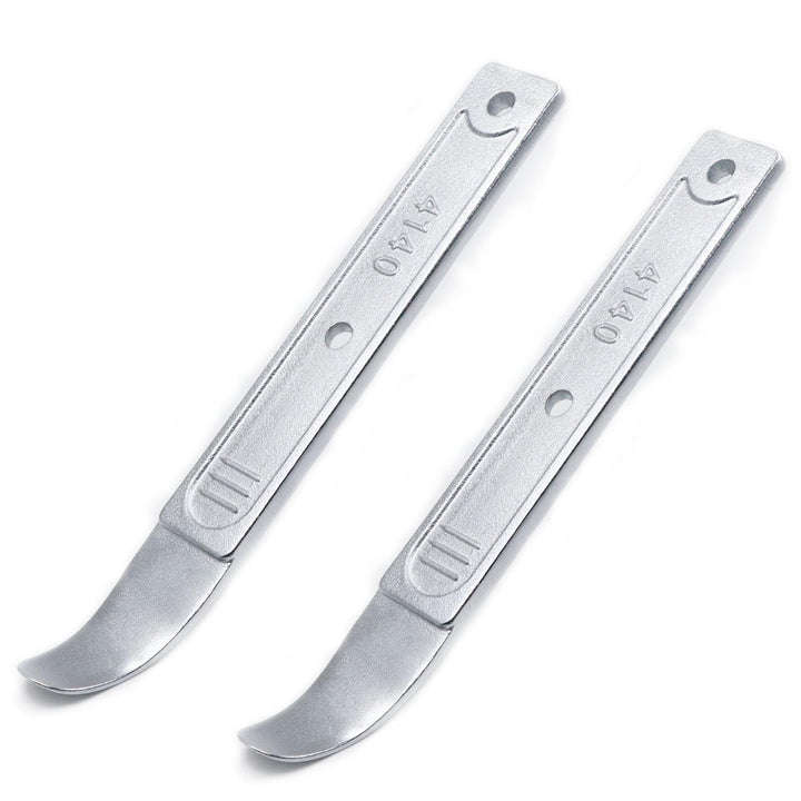 WHLLING front view of two pry bars showing compact durable design and versatility