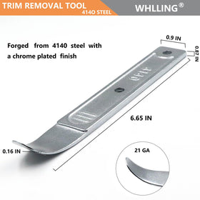 WHLLING tip detail showing curved 21-gauge edge for precise trim access