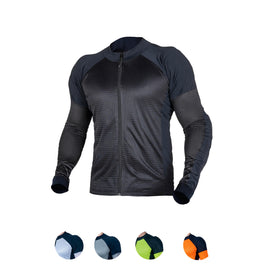 WICKED STOCK front view mesh shirt showing breathable panels and sporty fit
