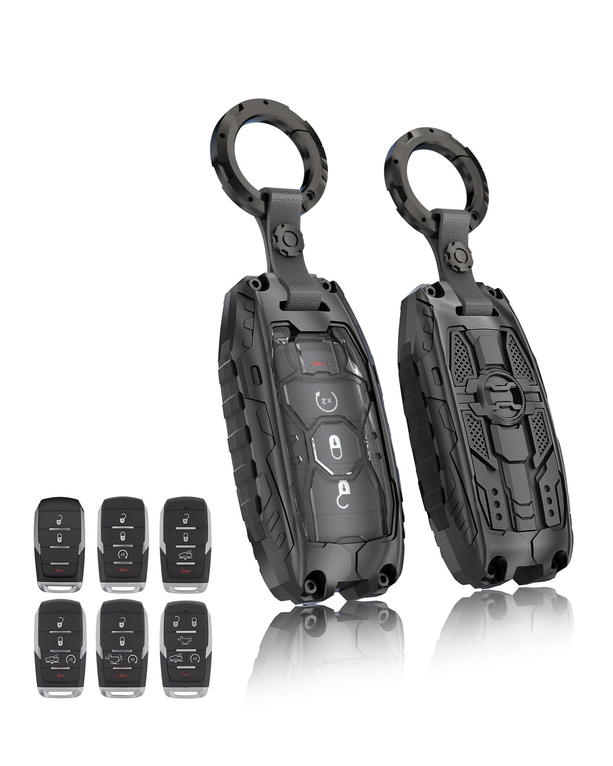 WiCuaSix front view of key fob cover showing refined protection and style