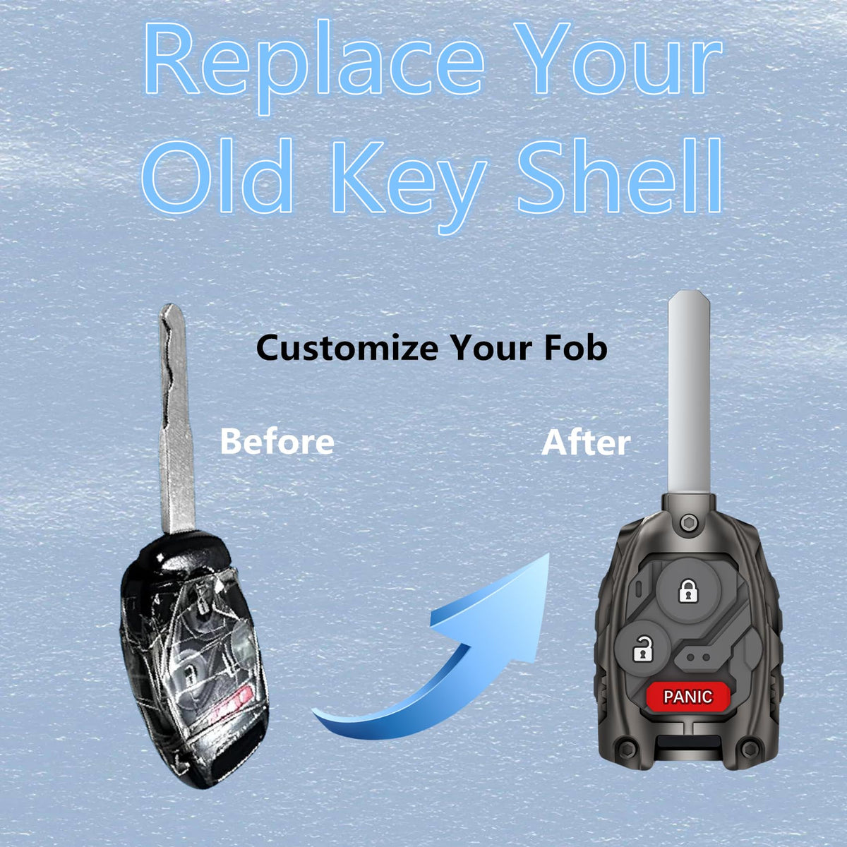 WiCuaSix key blade seated in shell illustrating correct fit and no cutting needed
