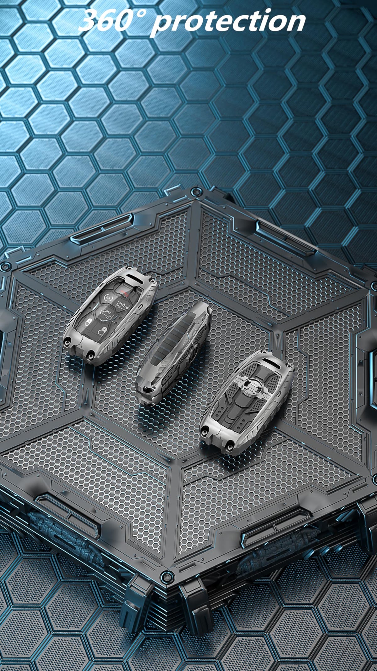 WiCuaSix beside credit card to show compact size and scale