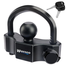 Widesco front view of lock showing compact design and strong protection