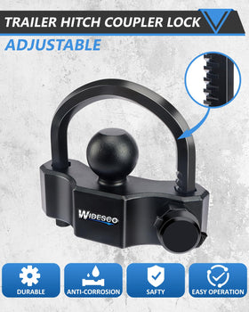 Widesco installed covering a coupler latch for reliable tamper deterrence
