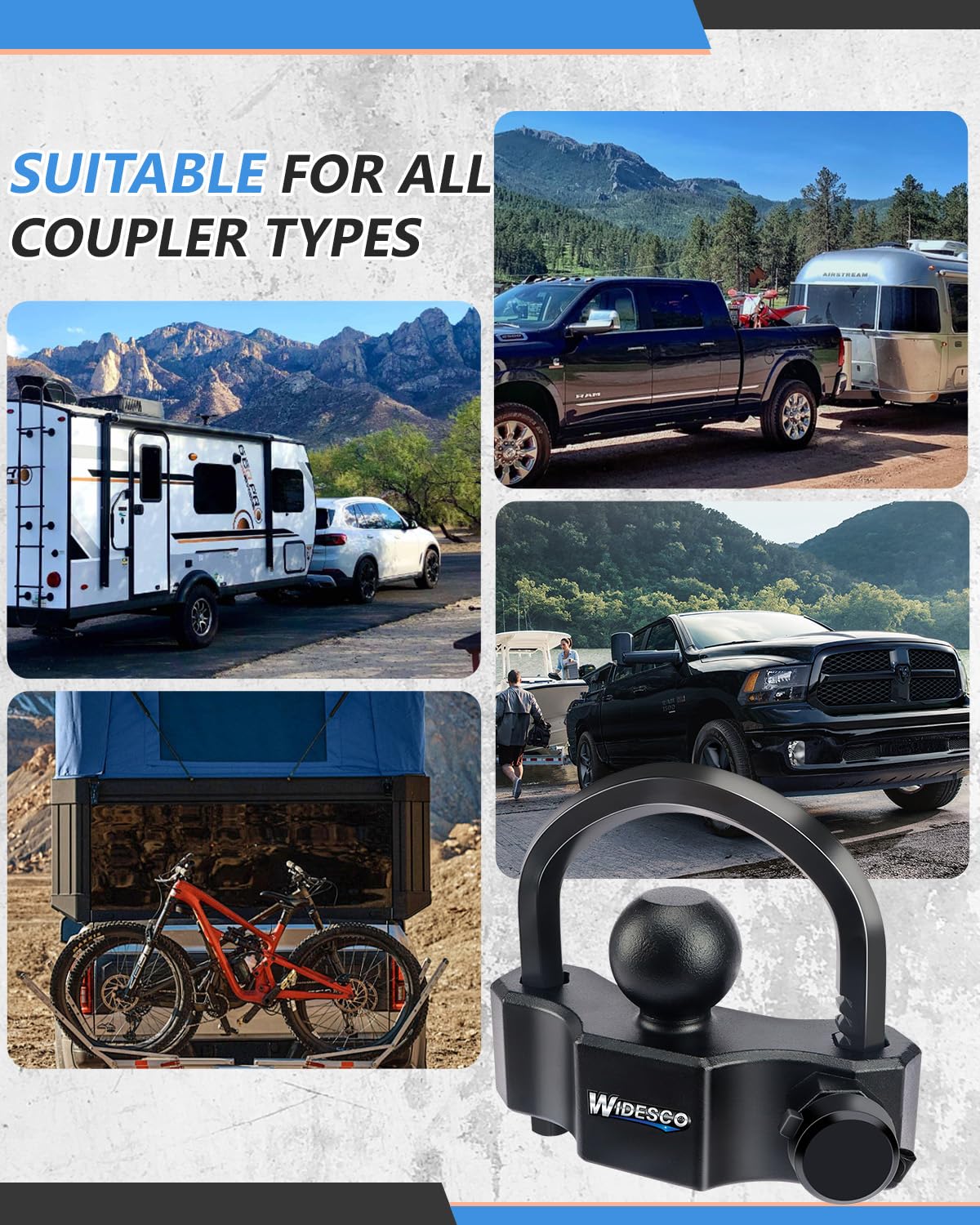 Widesco lock on driveway trailer illustrating everyday theft prevention