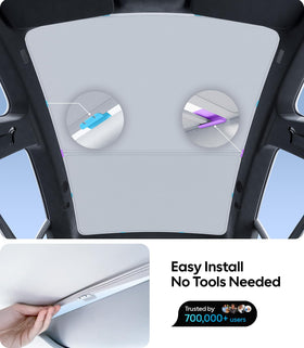 Wigoo package contents with clips and storage bag for easy installation and storage