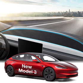 Wigoo front view of cover fitted to Tesla Model 3 Highland showcasing exact fit and finish