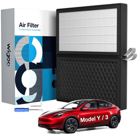 Wigoo front packaging for Model 3 Model Y showing fit and benefits