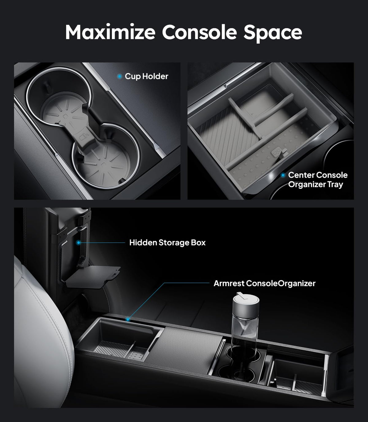 Wigoo hidden magnetic compartment open for secure small-item storage benefit