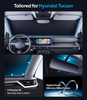 Wigoo installed inside Tucson demonstrating instant sun protection benefit