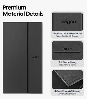 Wigoo in glove compartment illustrating slim fit and space-saving benefit