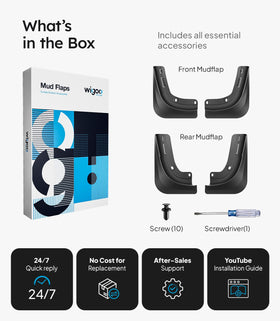 Wigoo label detailing material and warranty offering long-term confidence