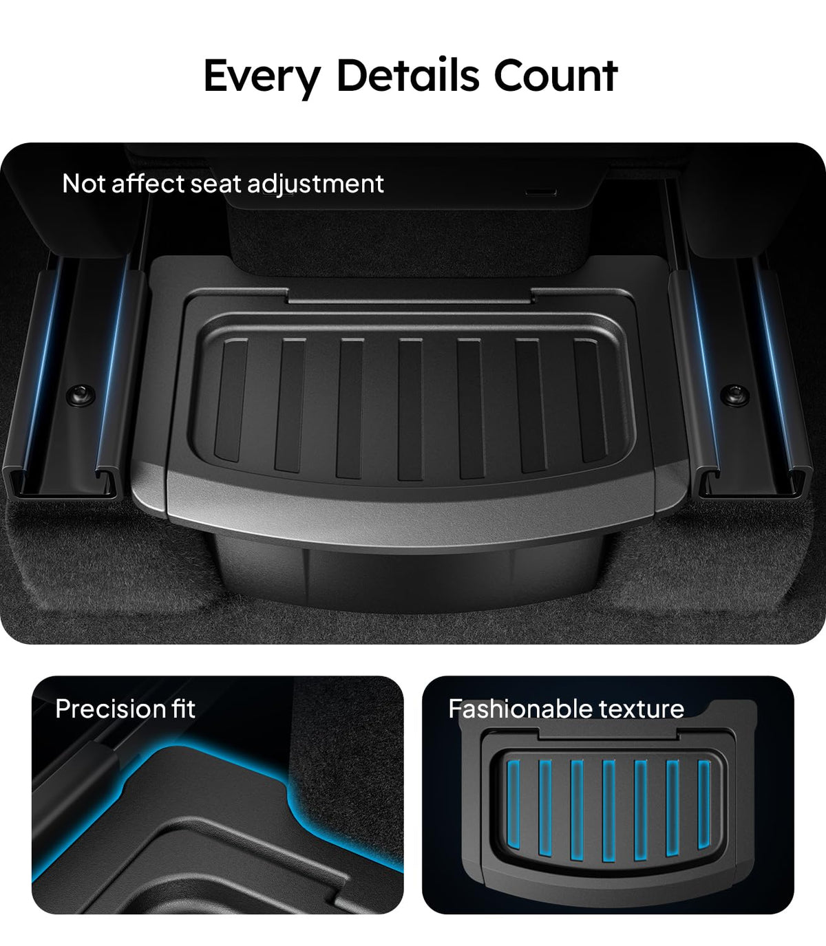 Wigoo in a backseat lifestyle scene showing clutter-free rear cabin and passenger comfort