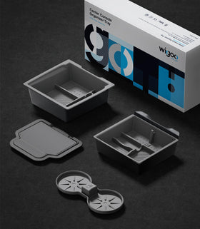 Wigoo lifestyle dashboard shot conveying tidy cabin and quick-reach convenience