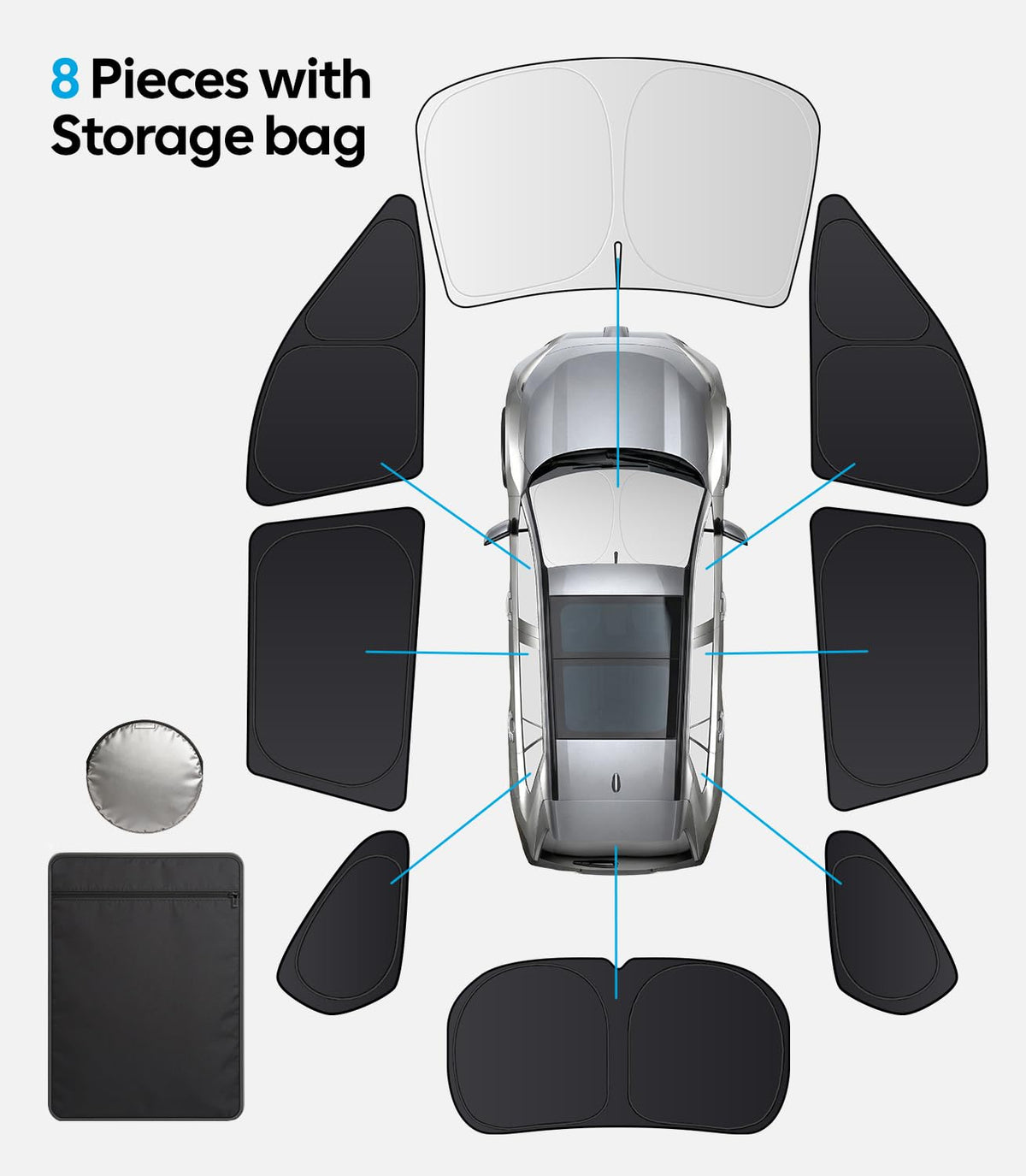 Wigoo fabric texture showing seven-layer ice-coating surface for reflective cooling