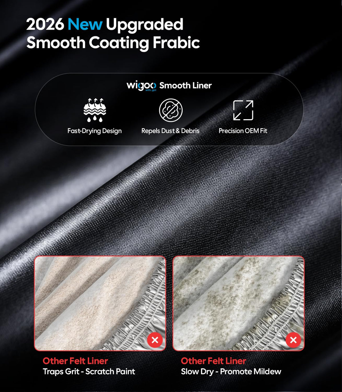 Wigoo mirror pocket detail for accurate placement and safety