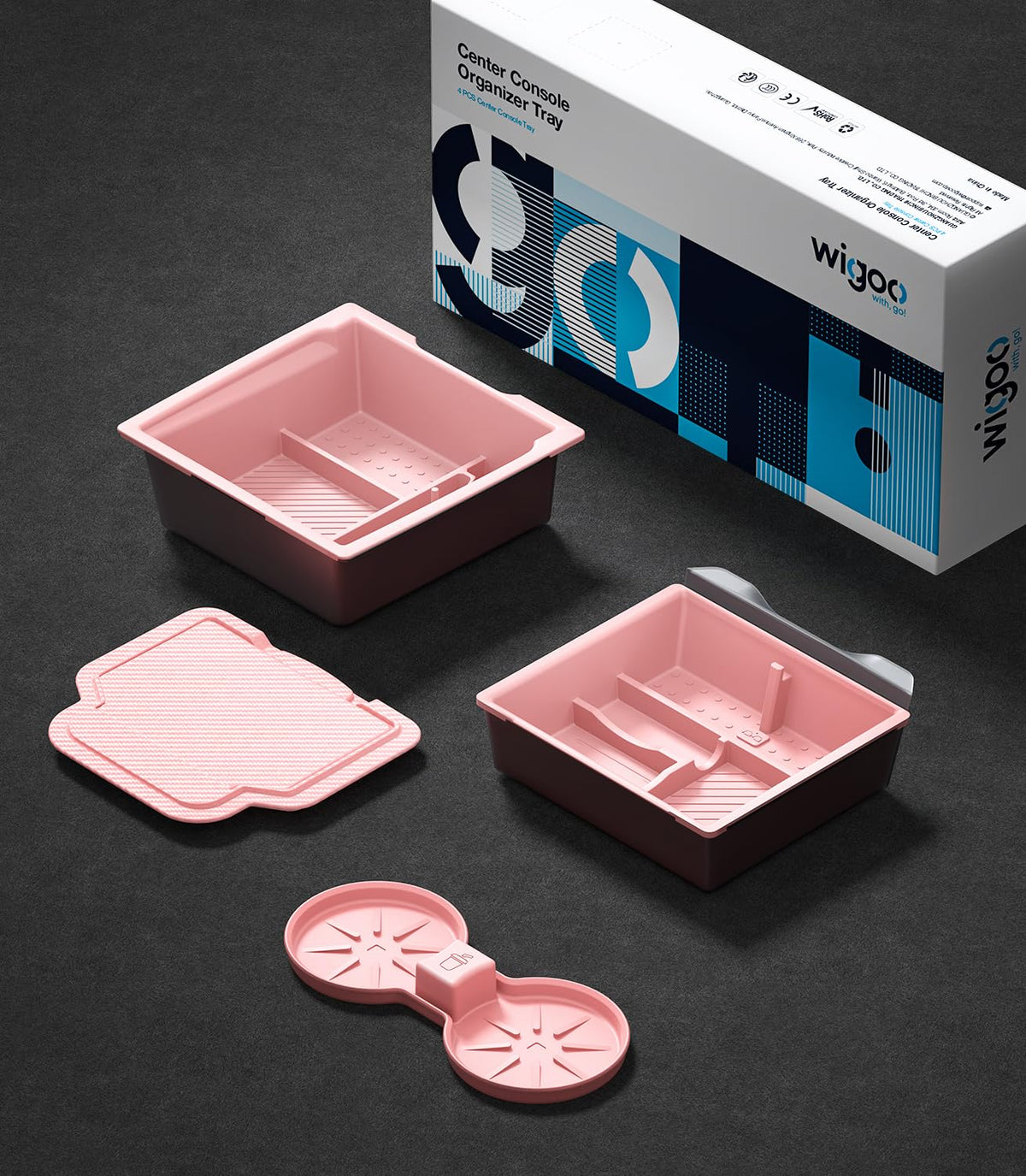 Wigoo packaging with four-piece set illustrating complete kit and quick installation benefit