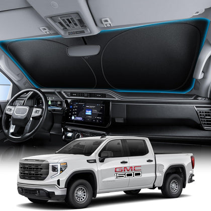 Wigoo front fit showing precise windshield coverage and heat reduction