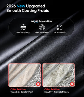 Wigoo soft paint-safe inner lining close-up protecting finish