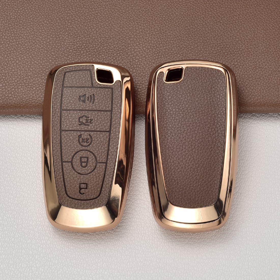 WiiLemz fit on a 3-button Ford fob demonstrating snug protection and easy use