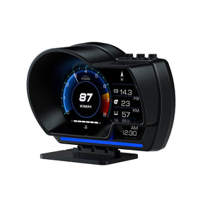 wiiyii P6 front display showing speed and RPM for quick glance benefit