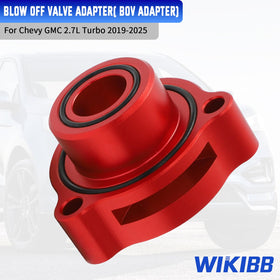 WIKIBB adapter installed on turbo demonstrating correct fit and leak prevention