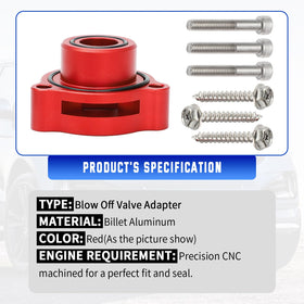 WIKIBB adapter mounted on intake manifold showing orientation clarity for installers
