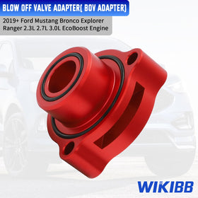 WIKIBB adapter machining closeup showing billet aluminum finish and precision