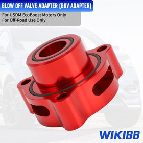 WIKIBB top detail with red anodize highlighting visual appeal benefit
