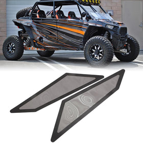 WIKIBB front vent cover on Polaris RZR showing clean fit and protection