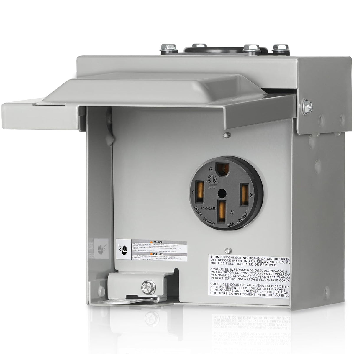 WILAWELS front panel view showing secure weatherproof protection