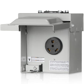 WILAWELS front view outlet box showing durable weatherproof construction and tidy appearance