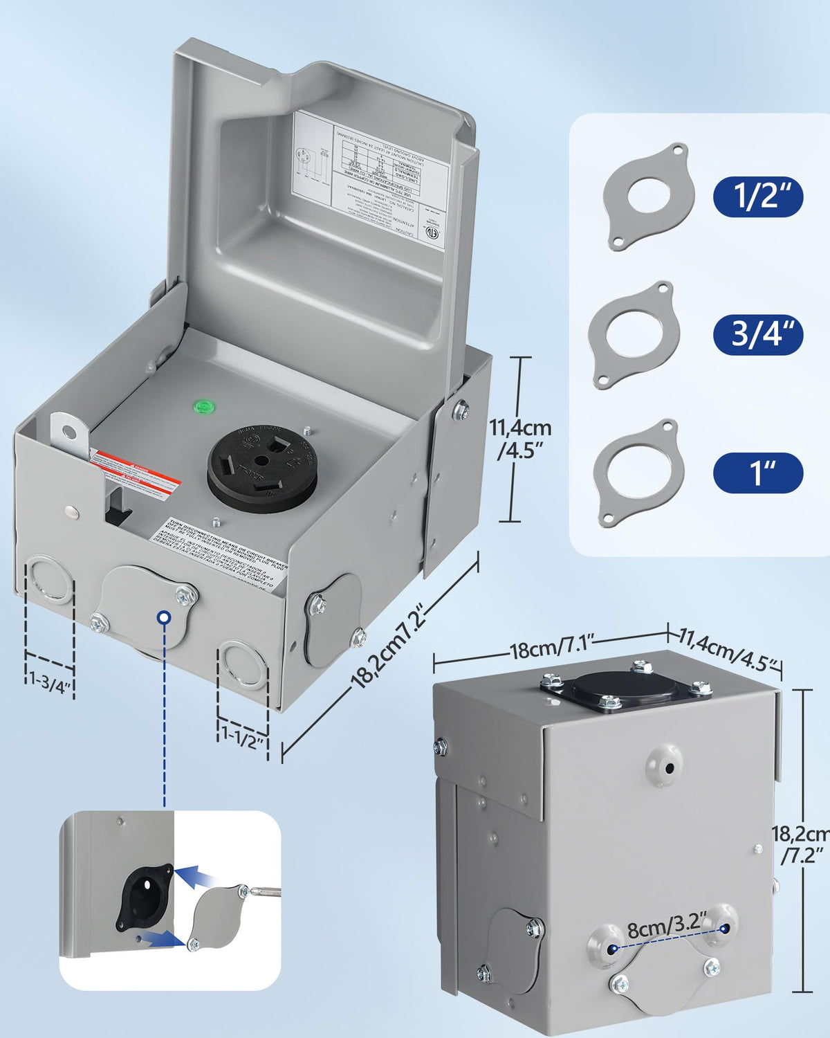 WILAWELS installed on pedestal at campsite demonstrating practical use