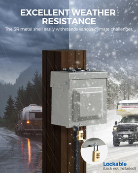 WILAWELS NEMA 14-50R receptacle detail ensuring reliable connection
