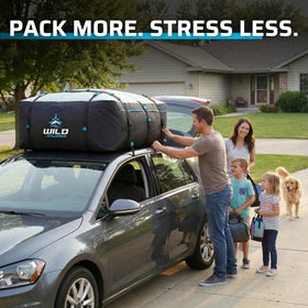 Wild Xplorer zipper with storm flap detail for improved water resistance