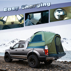WildFinder interior with air mattress illustrating roomy sleeping comfort